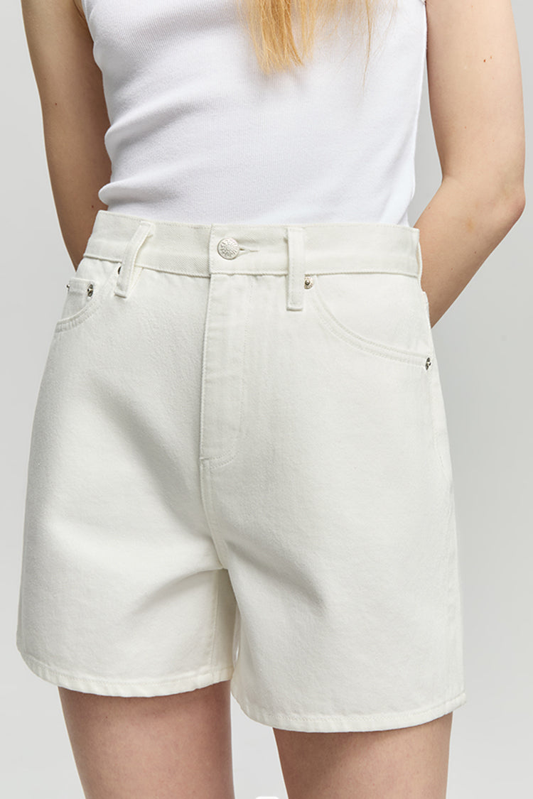 Shorts pour femme Golden Hour taille haute coupe girlfriend HJ801