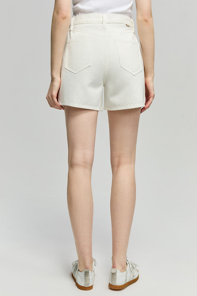 Shorts pour femme Golden Hour taille haute coupe girlfriend HJ801