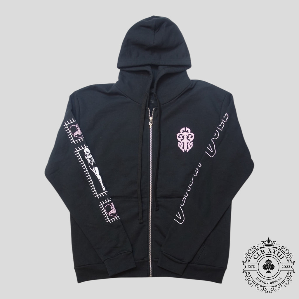 Sweat à Capuche Zippé Chrome Hearts Deadly Doll
