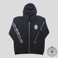 Sweat à Capuche Zippé Chrome Hearts Deadly Doll