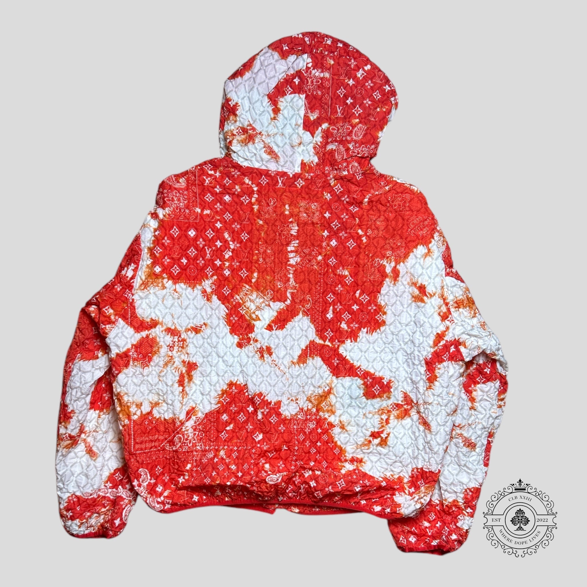 Veste bandana Monogram Louis Vuitton orange