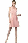 Robe Vienna - Robe cintrée et évasée avec col à pointes en ailes