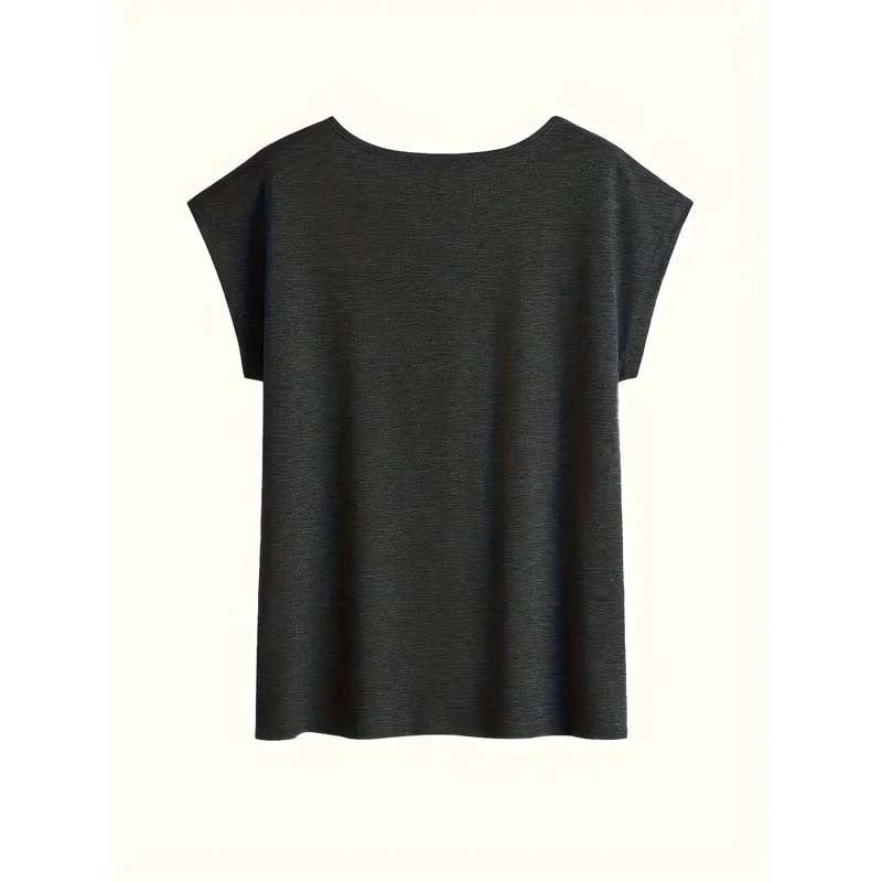 T-shirt Bohème Femme à Imprimé Lune et Arbre