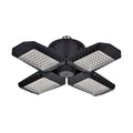 Plafonniers de garage à LED déformables 80W avec 4 panneaux réglables