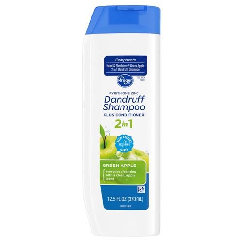 Kroger Shampooing antipelliculaire 2-en-1 Pomme verte 370 ml