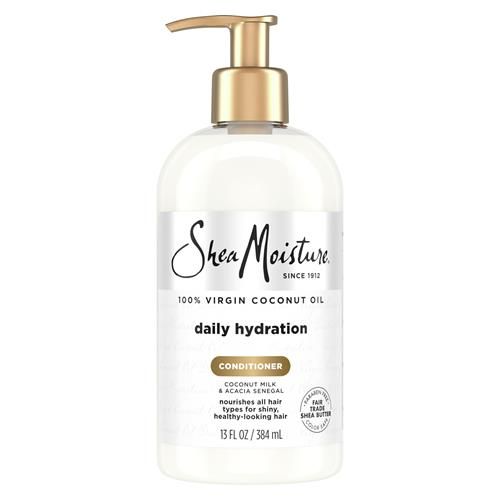 Après-shampooing hydratation quotidienne 100 % huile de noix de coco vierge Sheamoisture, 384 ml