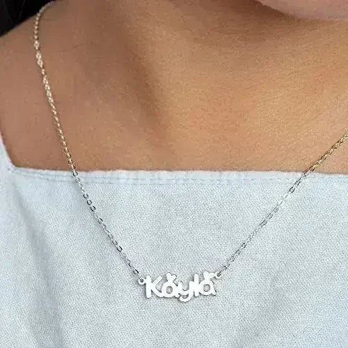 Collier Petite Fille, Collier Prénom Bébé, Cadeau Enfant, Cadeau Naissance