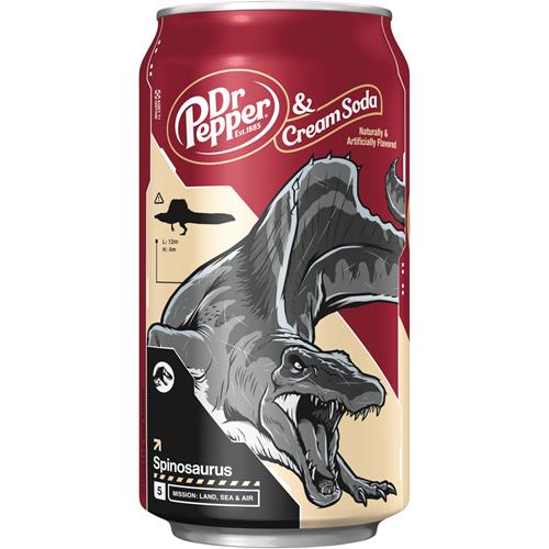 Dr Pepper - Crème Soda, 355 ml, paquet de 12