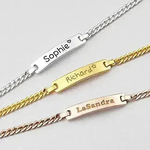 Bracelet prénom bébé, Bracelet enfant, Cadeau de naissance, ID enfants