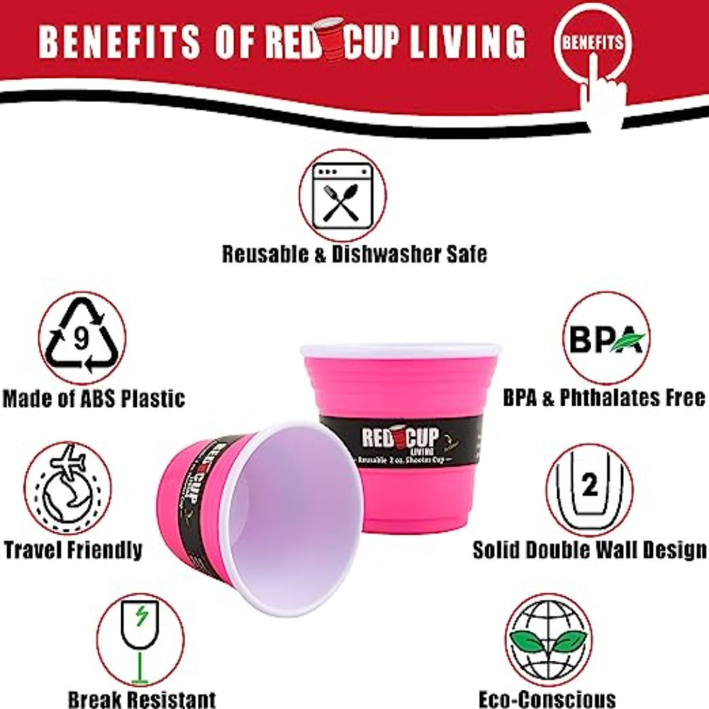 2oz Pink Party Shooter Cup