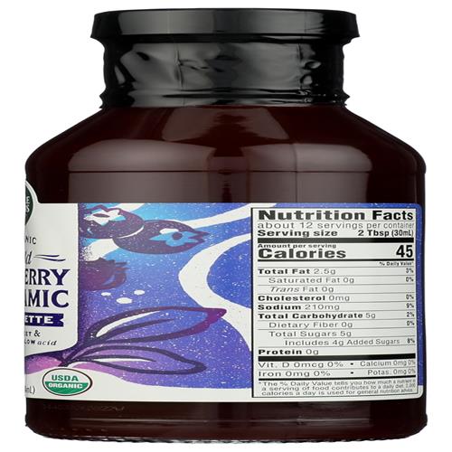 Vinaigrette balsamique biologique aux bleuets Whole Foods Market, 355 ml