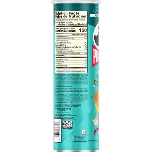 Pringles, croustilles, saveur ranch, 158 g