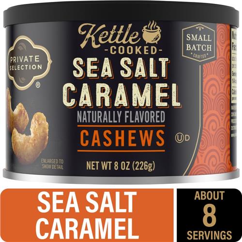 Noix de cajou cuites à la bouilloire avec caramel salé Private Selection 8 oz