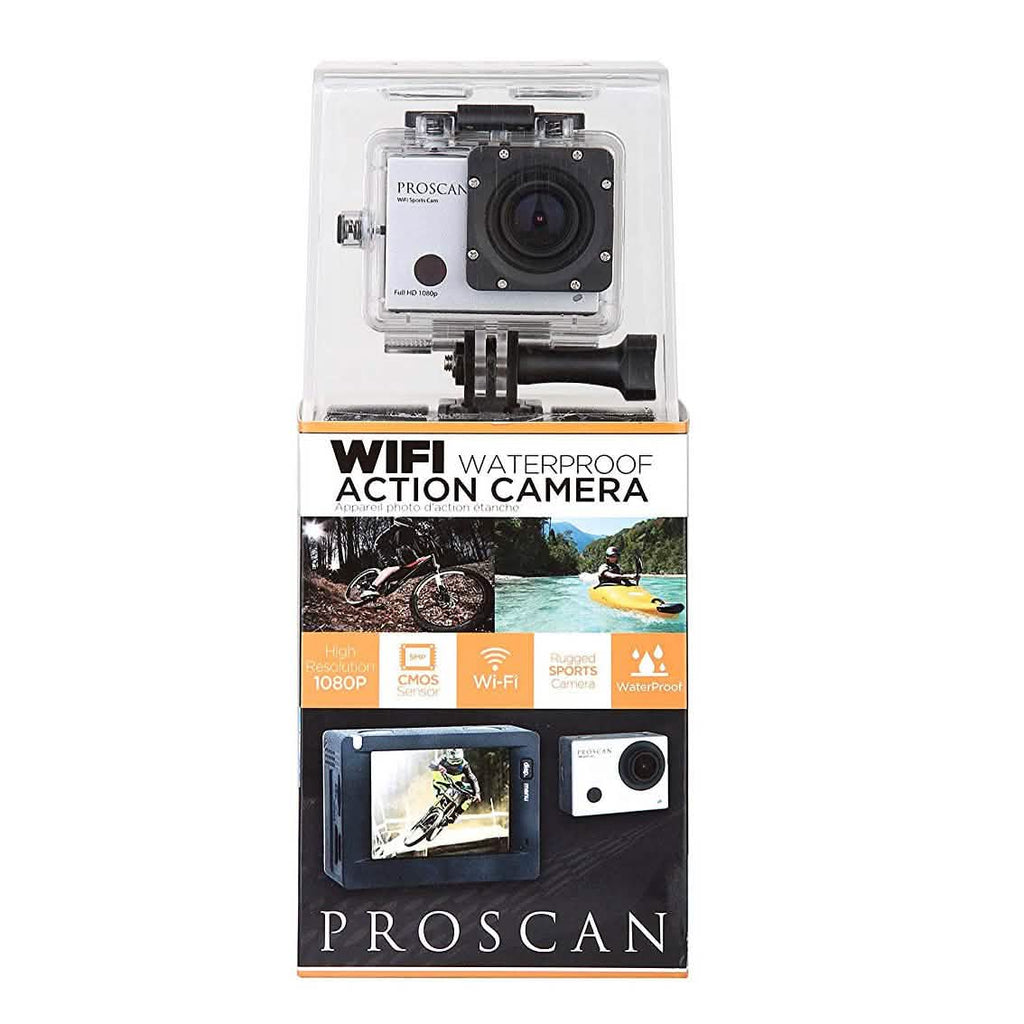 Caméra d'action Wi-Fi Full HD 1080p Proscan PAC2501