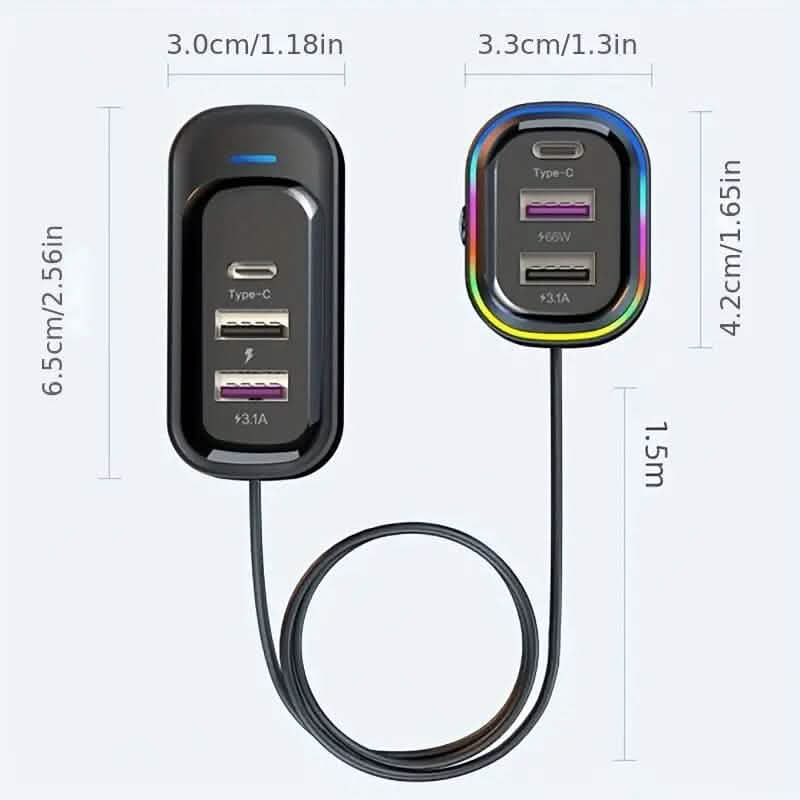 Chargeur de voiture rapide 81 W