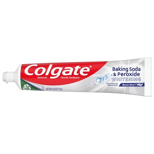 Colgate Baking Soda And Peroxide Whitening Bubbles Toothpaste, Brisk Mint, 4 Ounce