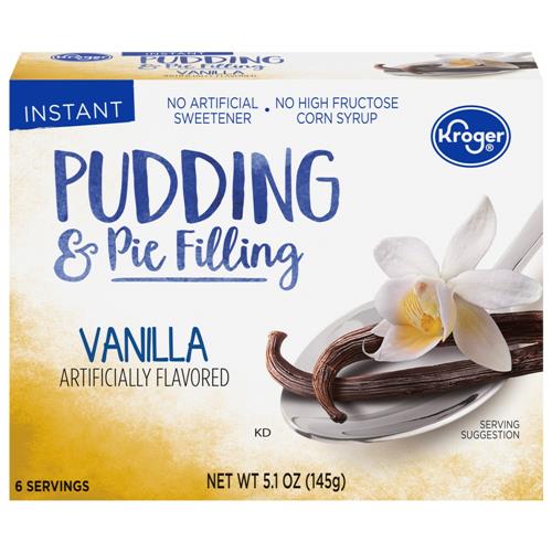Kroger Préparation instantanée pour pouding et garniture à tarte à la vanille 144 g