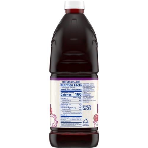 Jus de raisin et de canneberge Kroger 1,89 L