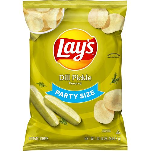 Chips de pommes de terre Lay's Cornichons à l'aneth, 354 g