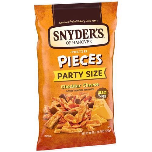 Snyders Of Hanover Morceaux de Bretzels, Fromage Cheddar, Format Fête, 510 g