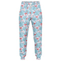 Joggers Flamant Bleu Fleuri