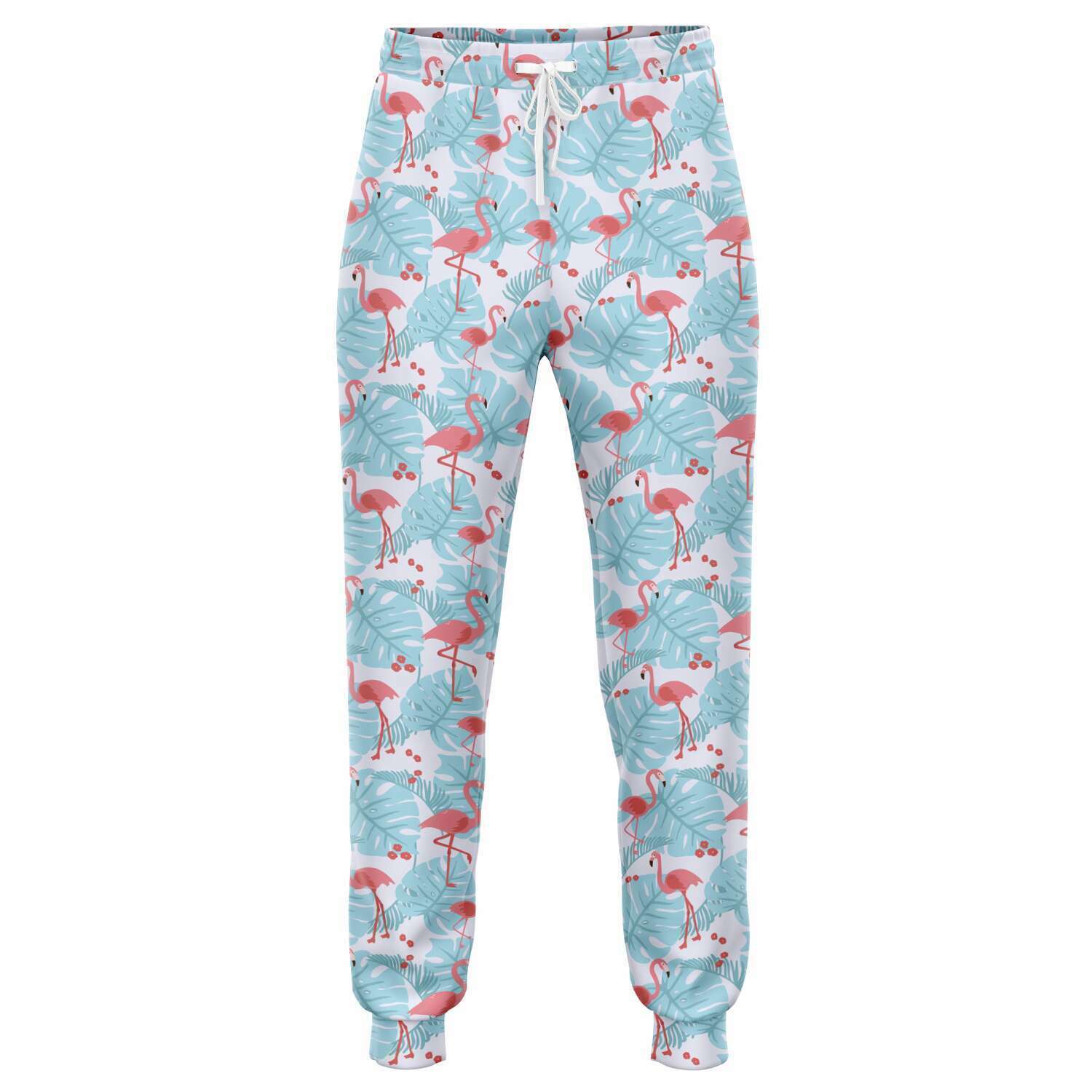 Joggers Flamant Bleu Fleuri