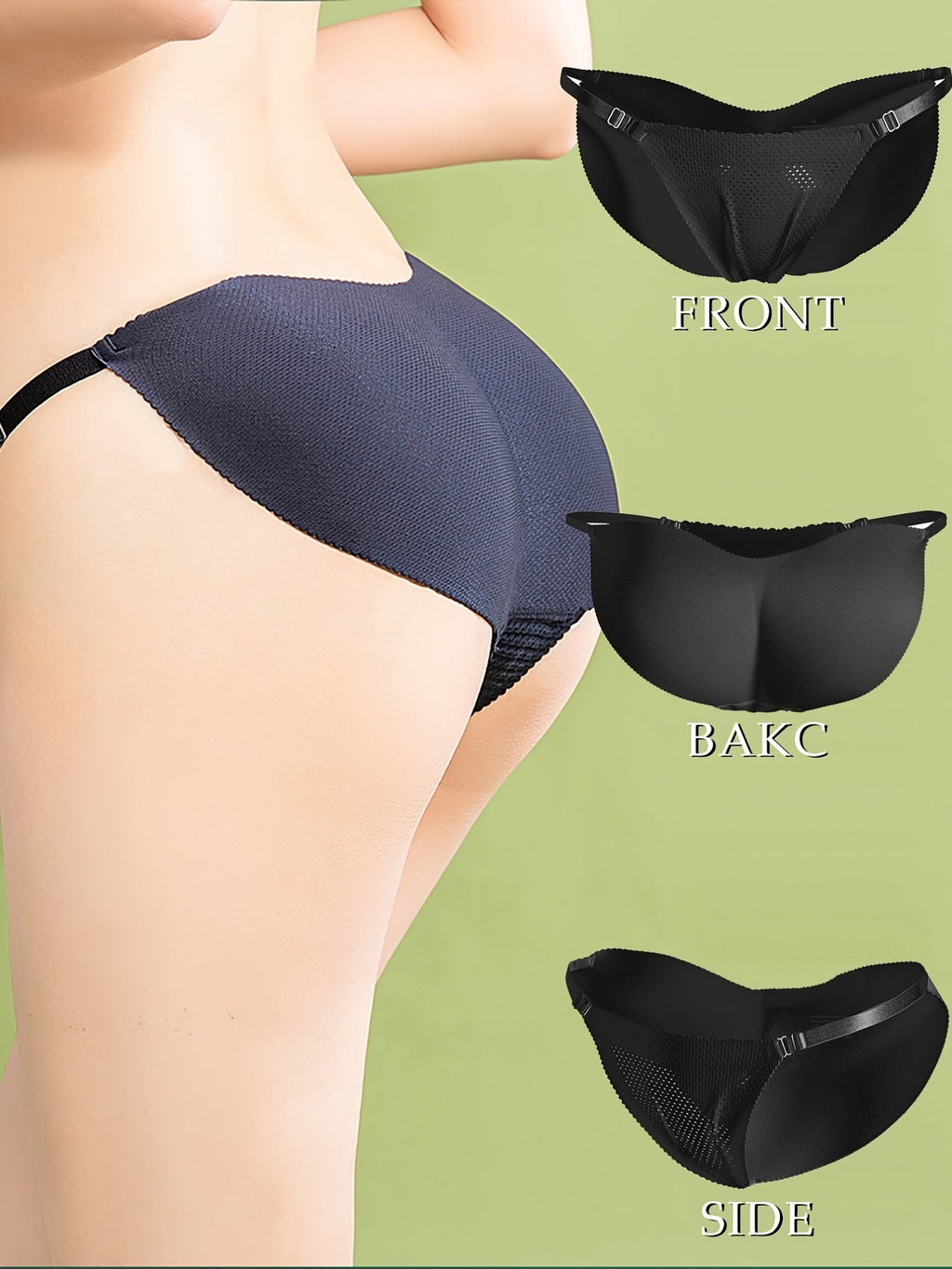 Culotte Invisible Push-up Effet Faux Fesses pour Femme – Lingerie Féminine Ultra-Fine, Respirante et Sans Couture pour un Rehaussement Naturel et un Confort Optimal Toute la Journée