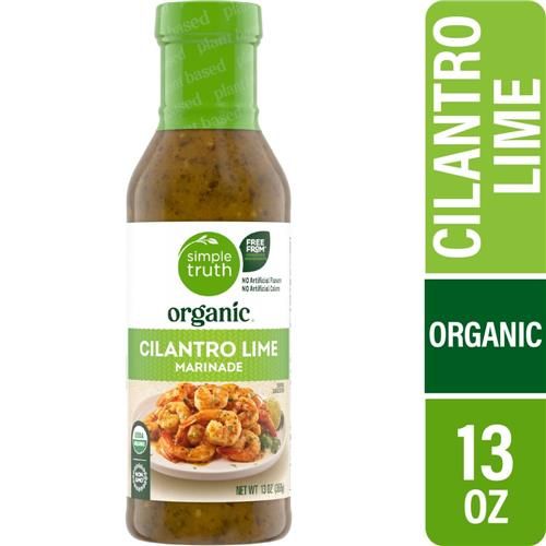 Marinade Bio Citron Vert et Coriandre Simple Truth 13 oz