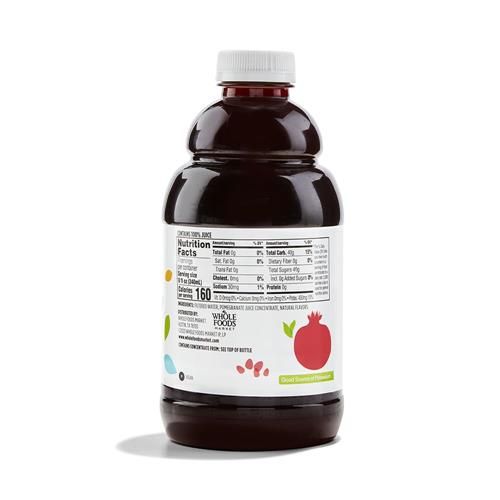 Whole Foods Market, Jus 100% grenade, 946 ml