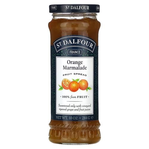 St Dalfour Orange Mermelade French Fruit Spread (10 Oz) | Recette artisanale | 100% issue des fruits | Sans nitrates ni nitrites de synthèse | Naturellement sucré
