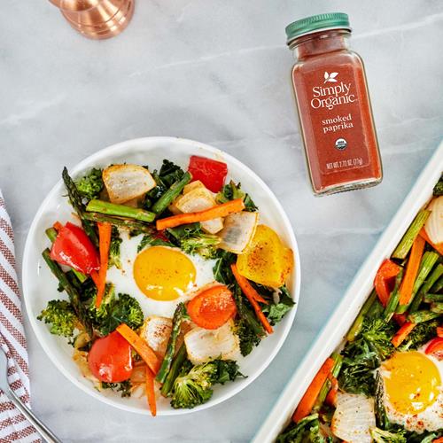 Paprika fumé Simply Organic, 77 g, paprika espagnol fumé et moulu au bois de chêne, saveur fumée intense, casher