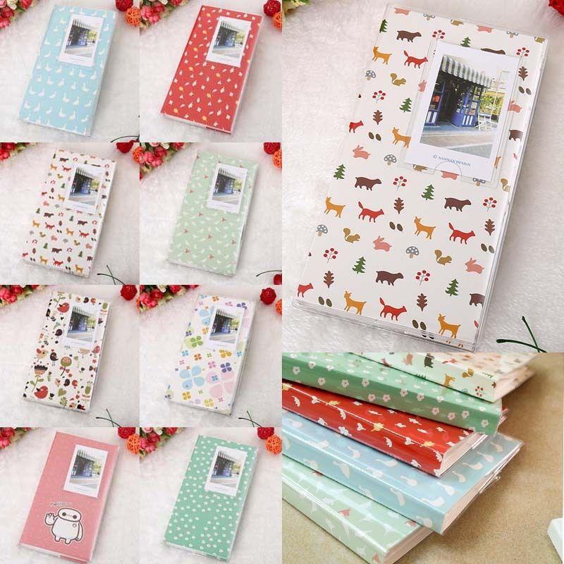 Album photo 84 pochettes pour film Polaroid, étui de rangement pour mini-photos instantanées, couverture de classeur à anneaux rechargeable pour album photo de mode, de maison, de famille.