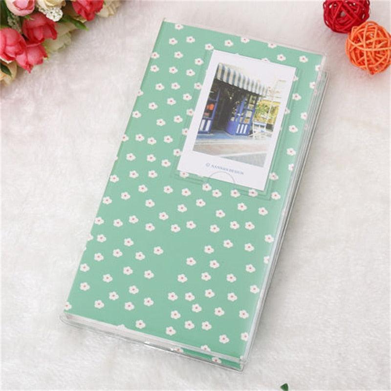 Album photo 84 pochettes pour film Polaroid, étui de rangement pour mini-photos instantanées, couverture de classeur à anneaux rechargeable pour album photo de mode, de maison, de famille.