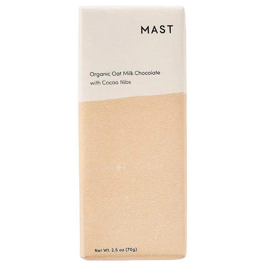 Mast - Chocolat biologique au lait d'avoine et éclats de cacao (70g)
