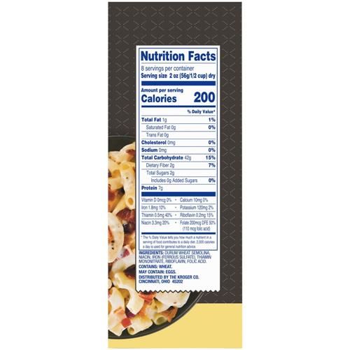 Pâtes de macaroni coudées Kroger, grand format, 450 g