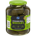 Cornichons entiers casher Kroger 1,36 L