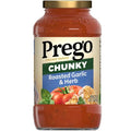 Sauce Pâtes Prego Chunky Ail Rôti et Fines Herbes, Bocal 673g