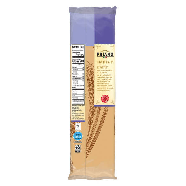 Priano Bronze Cut Fettuccine, 1 lb