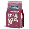 Riz Basmati Lundberg, riz blanc biologique à grains longs - non collant, moelleux, noisette, riz aromatique, alimentation végétalienne, repas sains, riz sans gluten cultivé en Californie, 64 oz