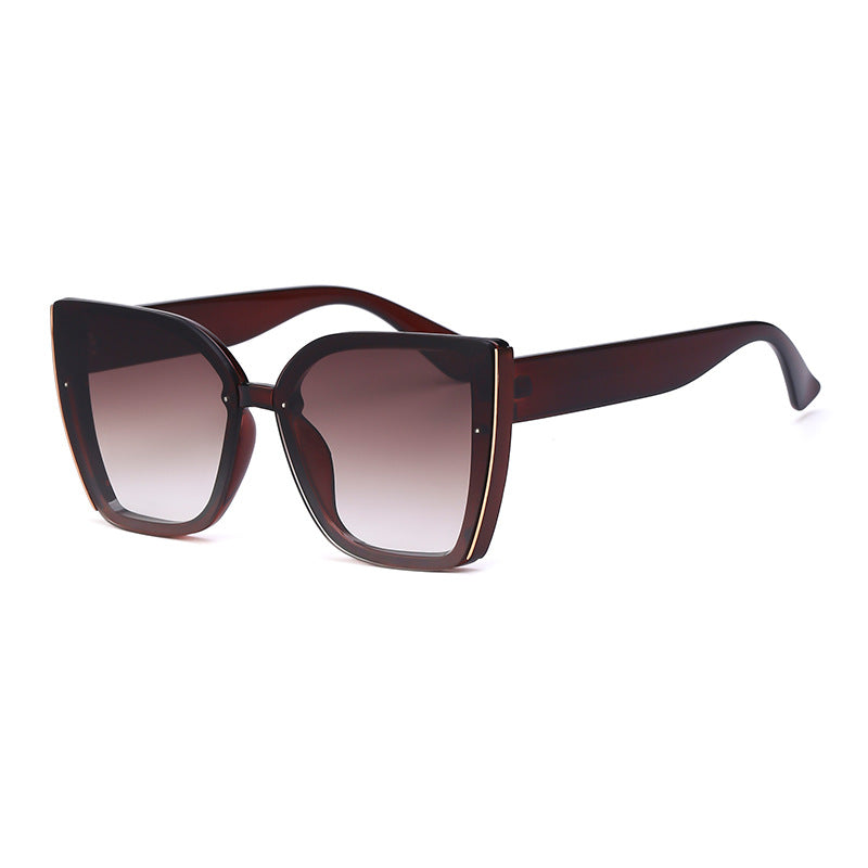 Lunettes de soleil œil-de-chat surdimensionnées pour femmes — Protection UV Tendance