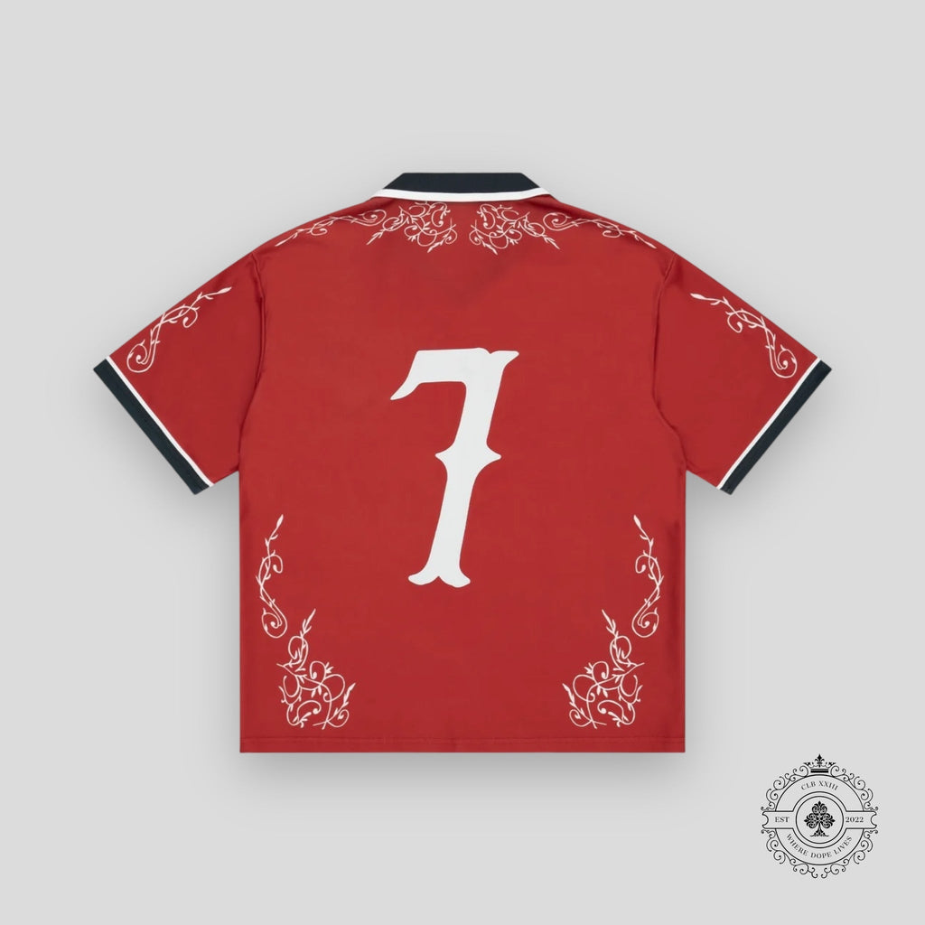 Maillot de Foot Américain Rouge Bravest Studios
