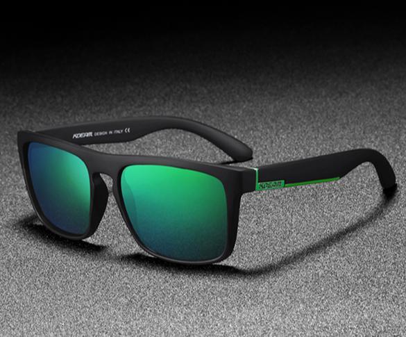 Nouvelles lunettes de soleil populaires polarisées miroir, tendance pour homme et femme, avec monture ultralégère, lunettes de soleil de sport carrées avec protection UV400