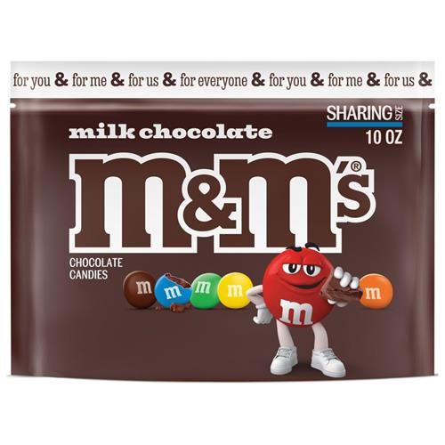M&Ms Chocolat au Lait, Format Familial, Sachet Refermable de 283,5 g