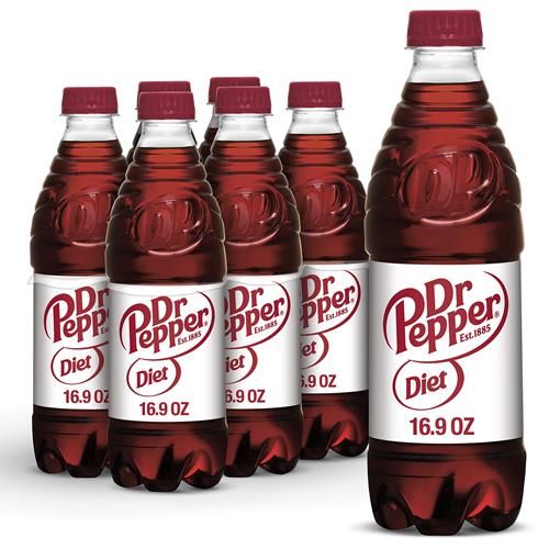 Diet Dr Pepper, Bouteilles de 0,5 L (Paquet de 6)