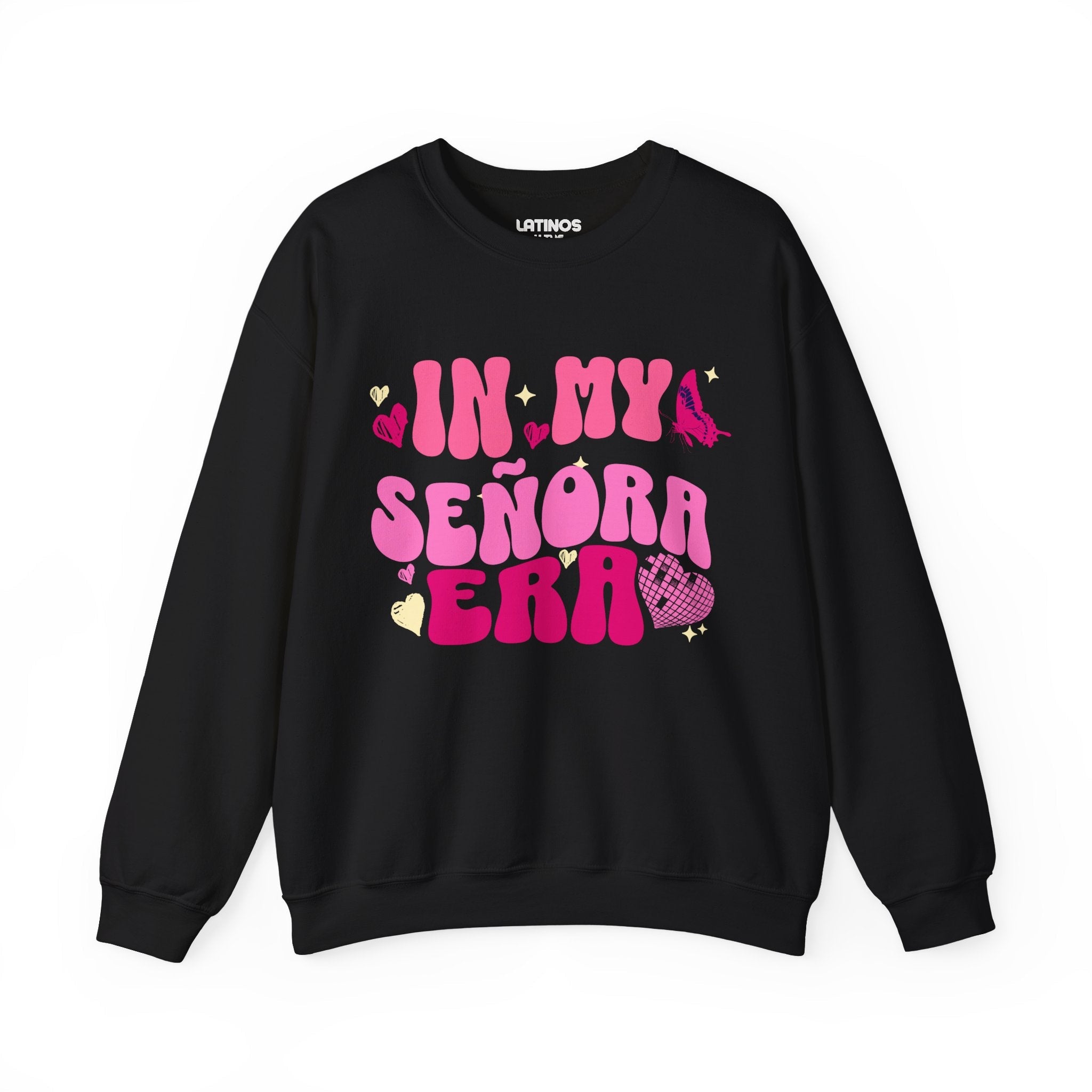 In My Señora Era Latina Mom Comfy Crewneck Sweater | Drôle viral latino | 3 couleurs