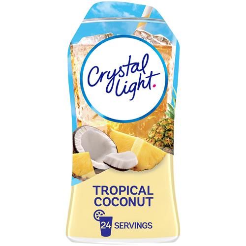 Mélange à Boisson Liquide Aromatisé Naturellement Noix de Coco Tropicale Crystal Light, Bouteille de 1,62 fl oz