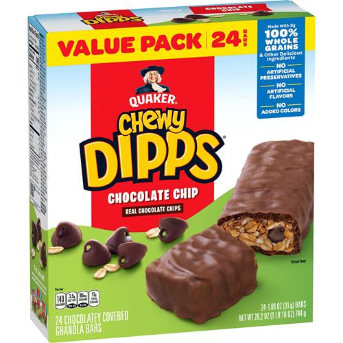 Chewy Dipps pépites de chocolat 24 ct