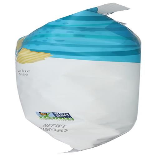 Whole Foods Market Potato Chips Rippled Sea Salt - Party Size, 13 Ounce