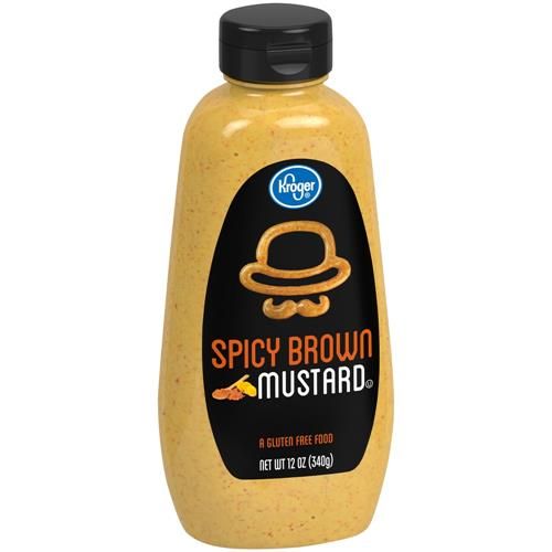 Kroger Moutarde brune épicée 340 g