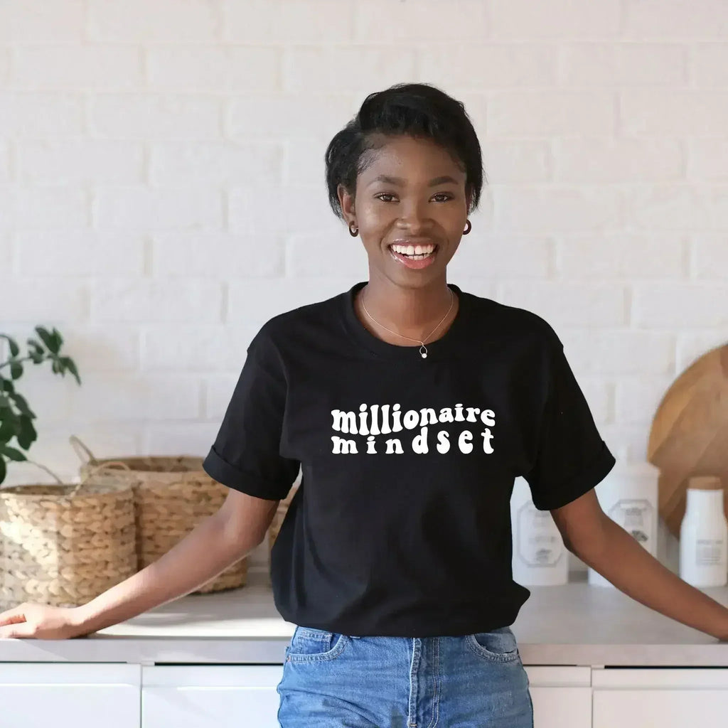 T-SHIRT ÉTAT D'ESPRIT DE MILLIONNAIRE